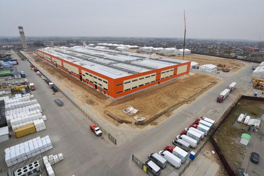 Строительство нового завода «Полесье»